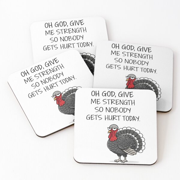 Item preview, Give Me Strength Funny Turkey Quote designed and sold by DrukNaStyl.