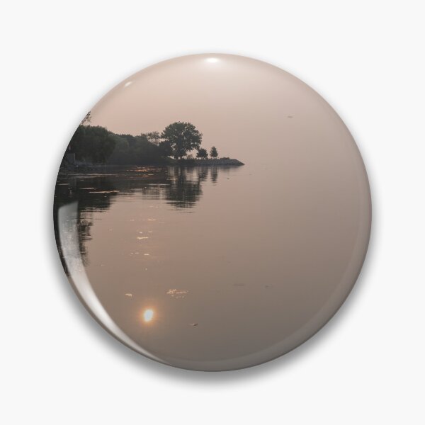 Item preview, No Horizon - Serene Lakeside at Sunrise designed and sold by Georgia Mizuleva.