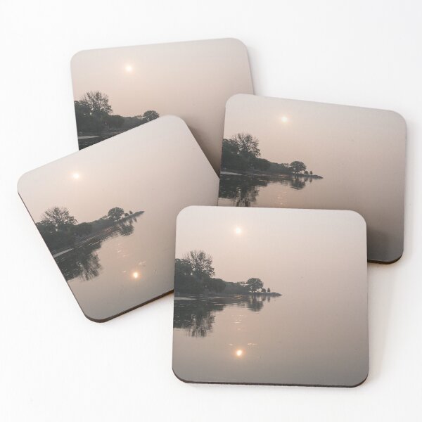 Item preview, No Horizon - Serene Lakeside at Sunrise designed and sold by Georgia Mizuleva.