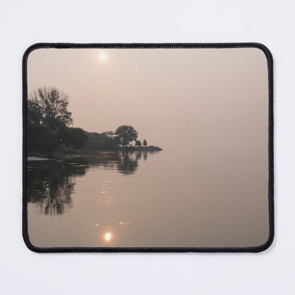 Item preview, No Horizon - Serene Lakeside at Sunrise designed and sold by Georgia Mizuleva.