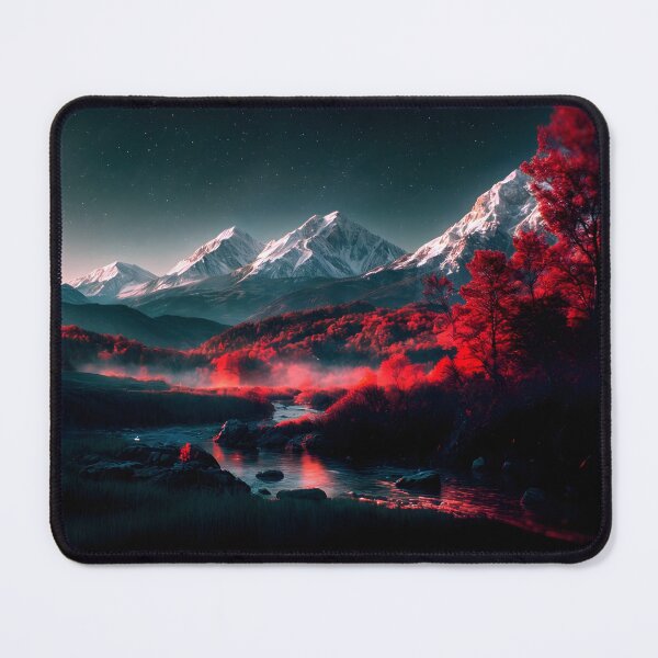 Item preview, Crimson Dreamscape Beneath the Starlit Peaks designed and sold by TAR-G.