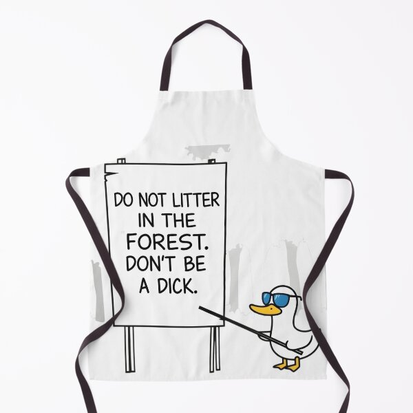 Item preview, Do Not Litter In The Forest. Don't Be A Dick. designed and sold by DrukNaStyl.