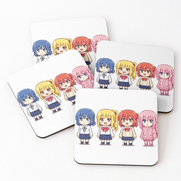 Item preview, Bocchi the Rock Pixel Art designed and sold by ChromiraStudios.