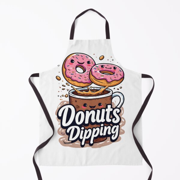 Item preview, Donuts Dipping in iced coffee cup designed and sold by owi-art.