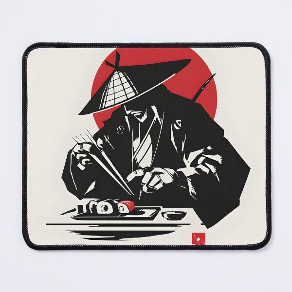 Item preview, Samurai Sushi Ink Illustration designed and sold by zono52.