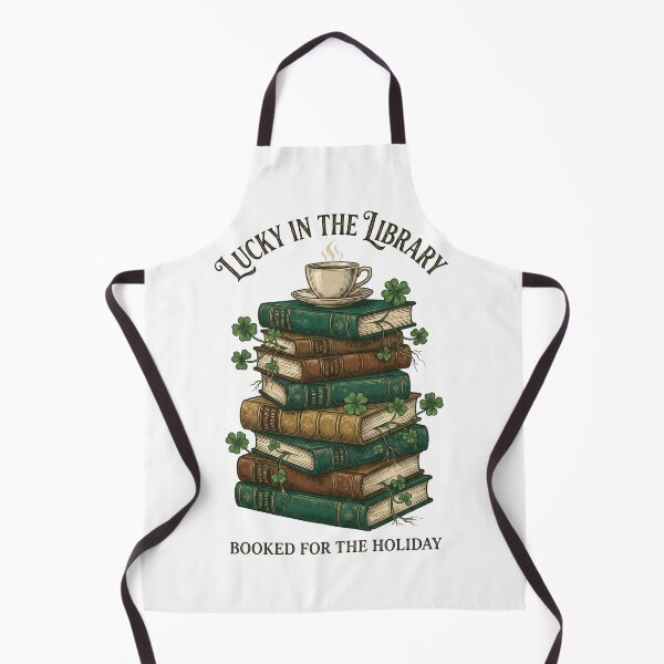 Item preview, Lucky in the Library Books Coffee - Irish Book Lover Reading Gift designed and sold by Luminari Creations.