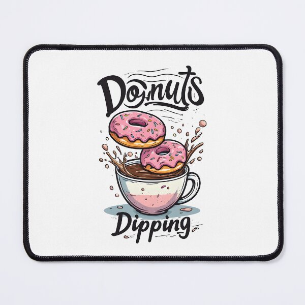 Item preview, Donuts Dipping in iced coffee designed and sold by owi-art.