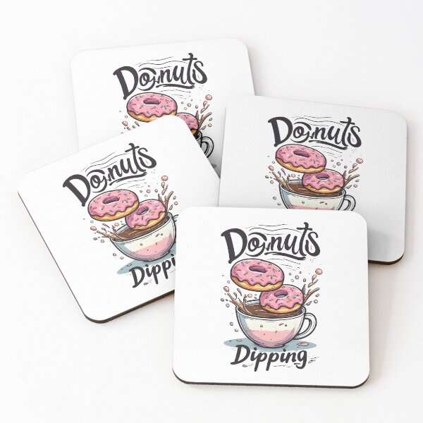 Item preview, Donuts Dipping in iced coffee designed and sold by owi-art.