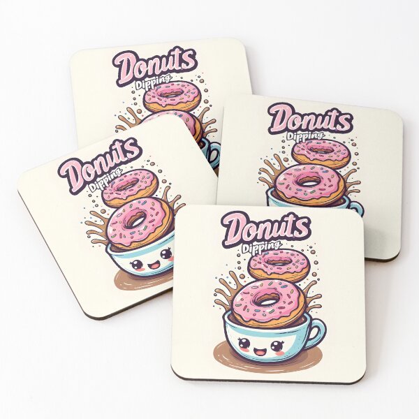 Item preview, Donuts Dipping in coffee designed and sold by owi-art.