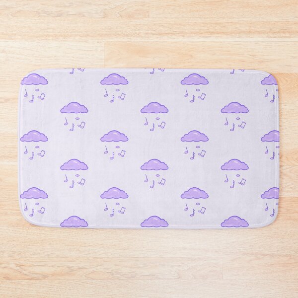 Item preview, Purple music rain cloud with notes designed and sold by IrynasShop.