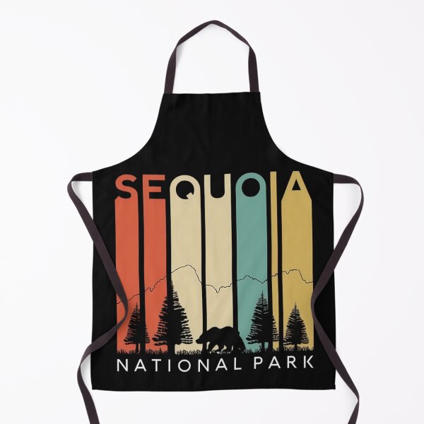 Item preview, Sequoia National Park Retro Sunset Bear Art designed and sold by SurfGlitch.