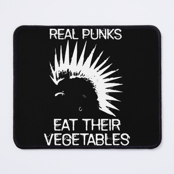 Item preview, Real Punks Eat Their Vegetables In White Text designed and sold by GersonDantas.