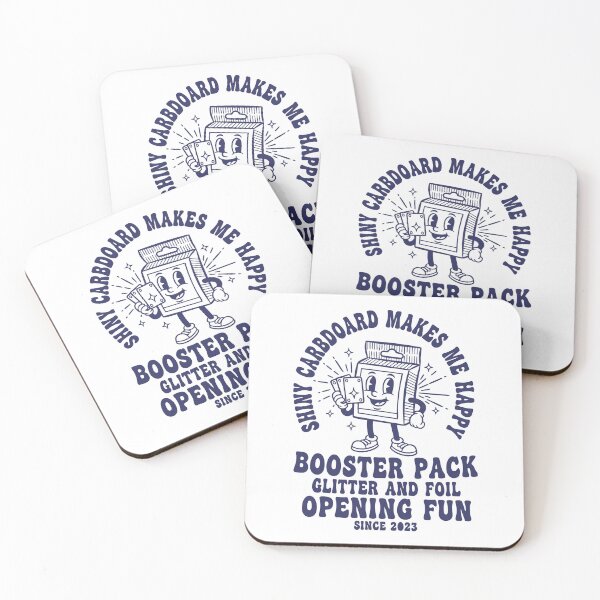 Item preview, Shiny Cardboard Makes Me Happy Booster Pack designed and sold by LuminOrb.