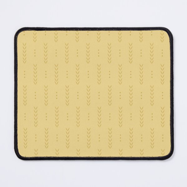 Item preview, Monochrome Arrow Sprigs and dots in Soft Yellow designed and sold by Designs by christel_treiber.