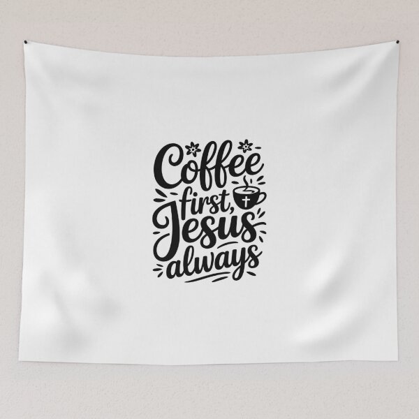 Item preview, Coffee First Jesus Always designed and sold by jkrphoto.