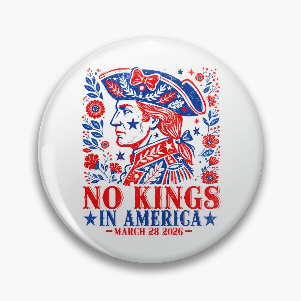 Item preview, No Kings in America march 28 2026 designed and sold by MackenzieBin.