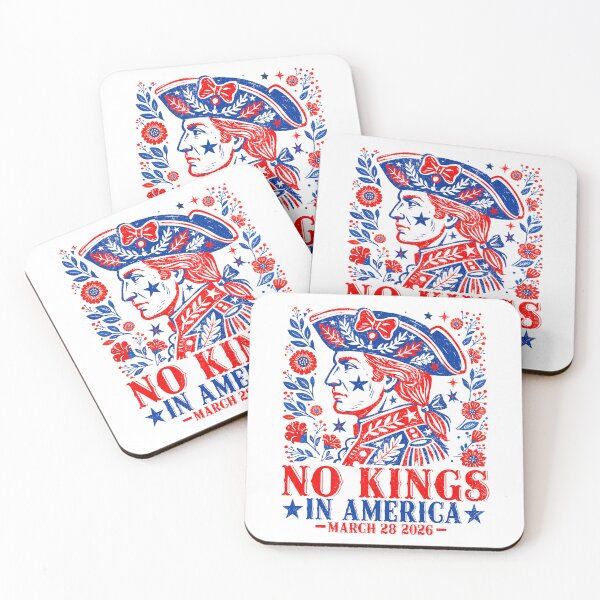 Item preview, No Kings in America march 28 2026 designed and sold by MackenzieBin.