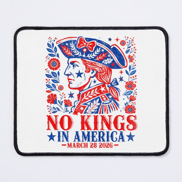 Item preview, No Kings in America march 28 2026 designed and sold by MackenzieBin.