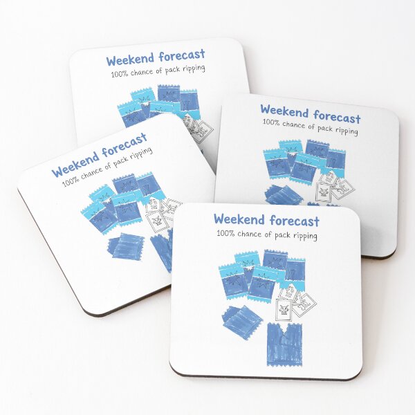 Item preview, Weekend Forecast 100 Chance Of Pack Ripping designed and sold by LuminOrb.