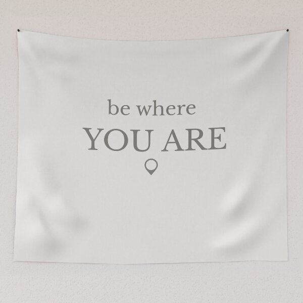 Item preview, Be Where You Are Minimalist Typography designed and sold by Minimalist Typography.