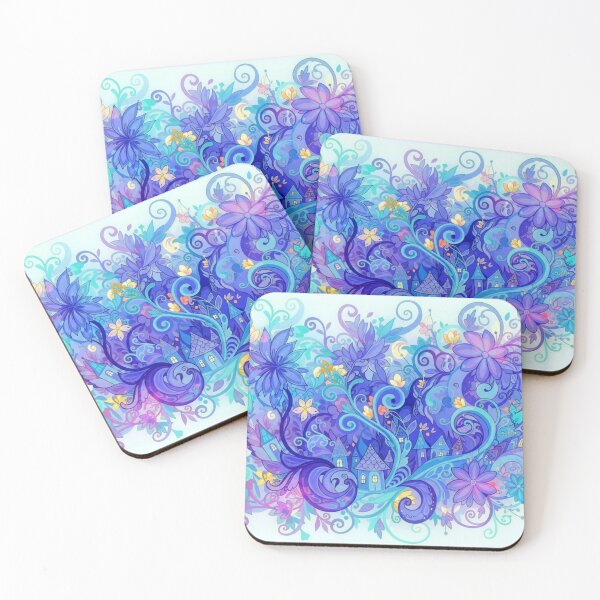 Item preview, Interwoven floral world in the evening light designed and sold by Sigtrix.