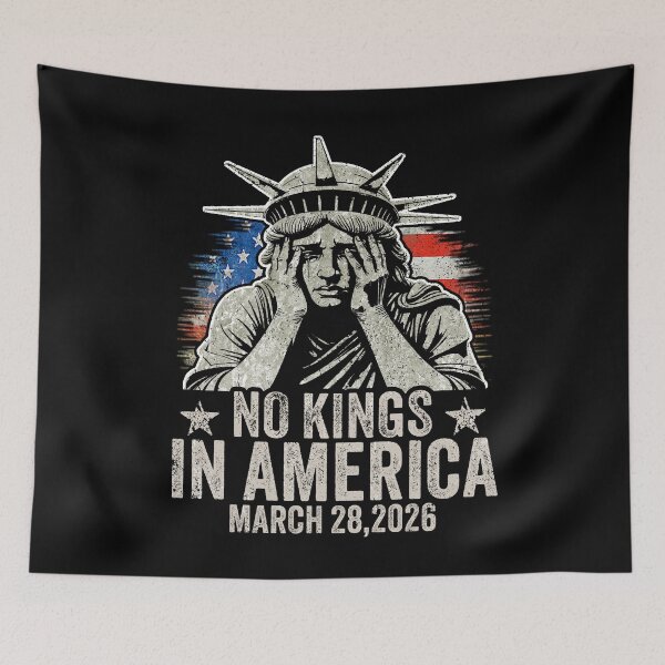 Item preview, No Kings in America March 28 2026 No Kings America Flag 1776 designed and sold by MackenzieBin.