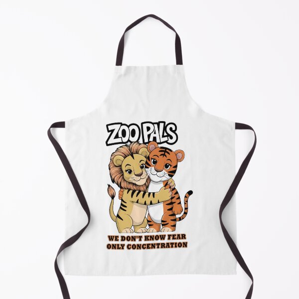 Item preview, Fearless Lion and Tiger - Zoo Pals designed and sold by Art-Arcade6.