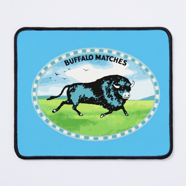 Item preview, Buffalo Matches - Vintage Safety Matchbox Inspired designed and sold by Corinne Alexa Jackson.