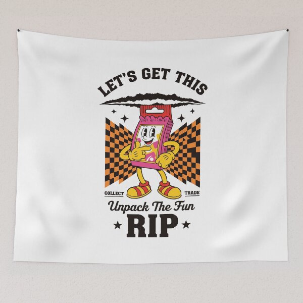 Item preview, Lets Get This Unpack The Fun Rip Trading Card designed and sold by LuminOrb.