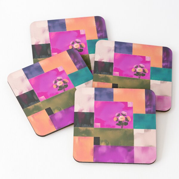 Item preview, Color Block Floral designed and sold by joycrysstudio.