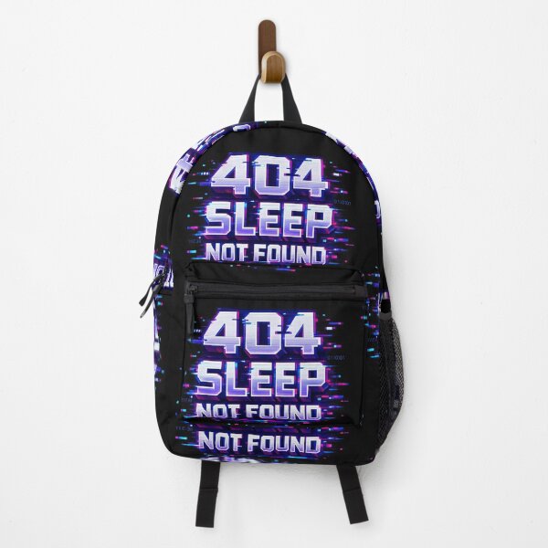Item preview, 404 Sleep Not Found Glitch Typography designed and sold by Art by Debasish.