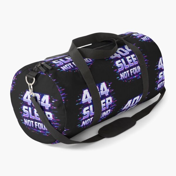 Item preview, 404 Sleep Not Found Glitch Typography designed and sold by Art by Debasish.