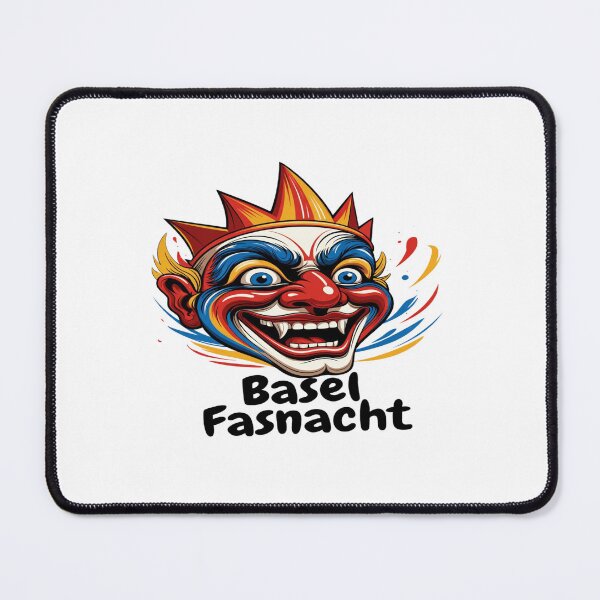 Item preview, Basel Fasnacht Mask T-Shirt | Swiss Carnival Jester Face | Basel Switzerland Fasching Design | Colorful Fasnacht Festival Tee designed and sold by Sushikidsntod.