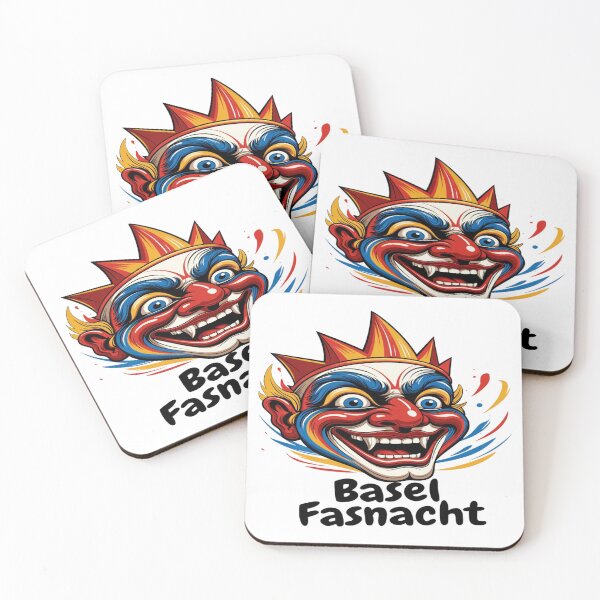 Item preview, Basel Fasnacht Mask T-Shirt | Swiss Carnival Jester Face | Basel Switzerland Fasching Design | Colorful Fasnacht Festival Tee designed and sold by Sushikidsntoddlers.