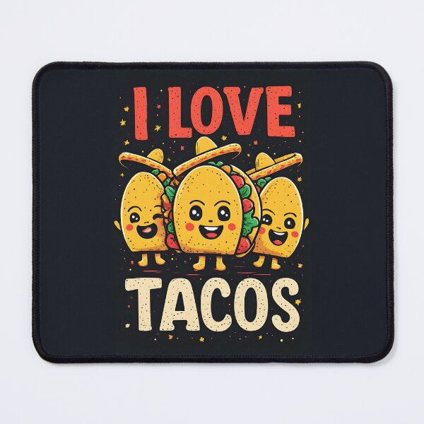 Item preview, I Love Tacos in Sombreros designed and sold by owi-art.