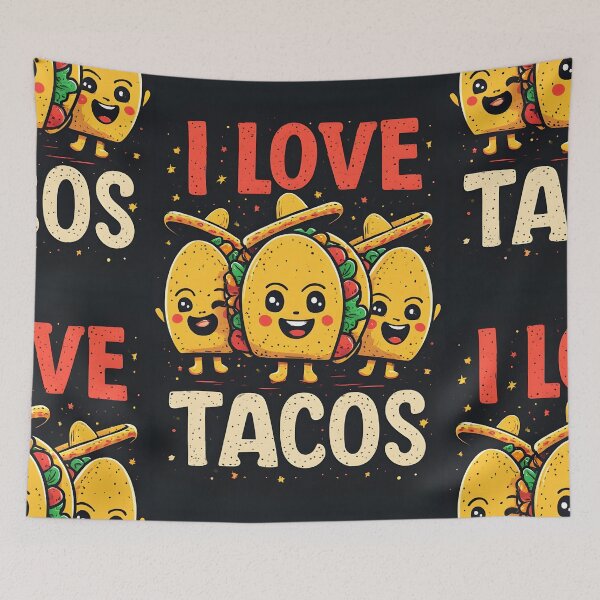 Item preview, I Love Tacos in Sombreros designed and sold by owi-art.