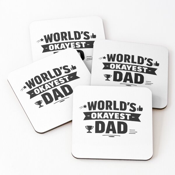 Item preview, World's Okayest Dad designed and sold by Iail Ioa.