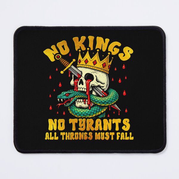 Item preview, No Kings in America march 28 2026 skull designed and sold by MackenzieBin.