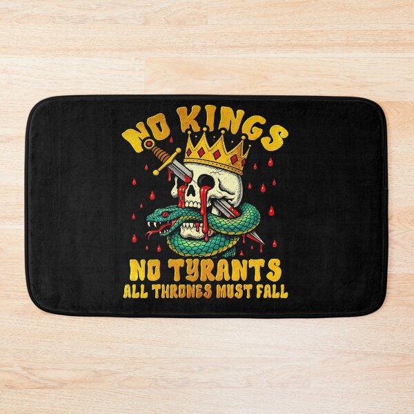 Item preview, No Kings in America march 28 2026 skull designed and sold by MackenzieBin.