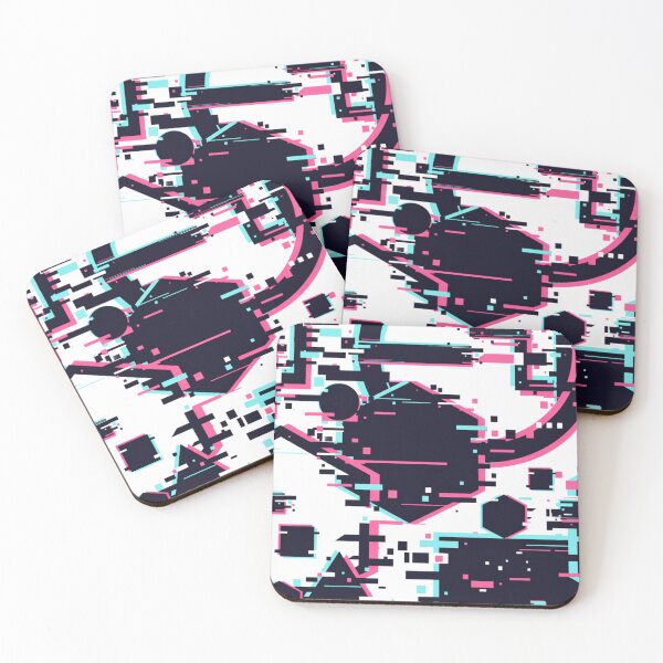 Item preview, Glitch Geometry Cyberpunk T-Shirt designed and sold by Inkae Studio.