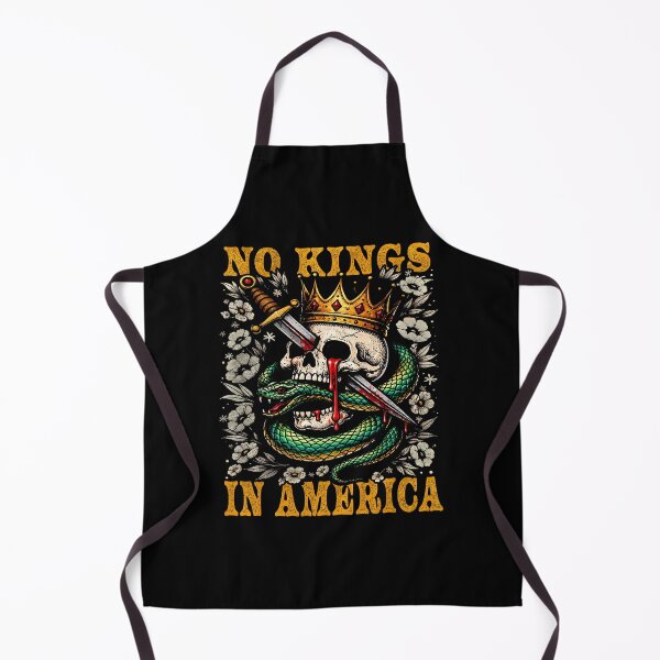 Item preview, No Kings in America march 28 2026 skull designed and sold by MackenzieBin.