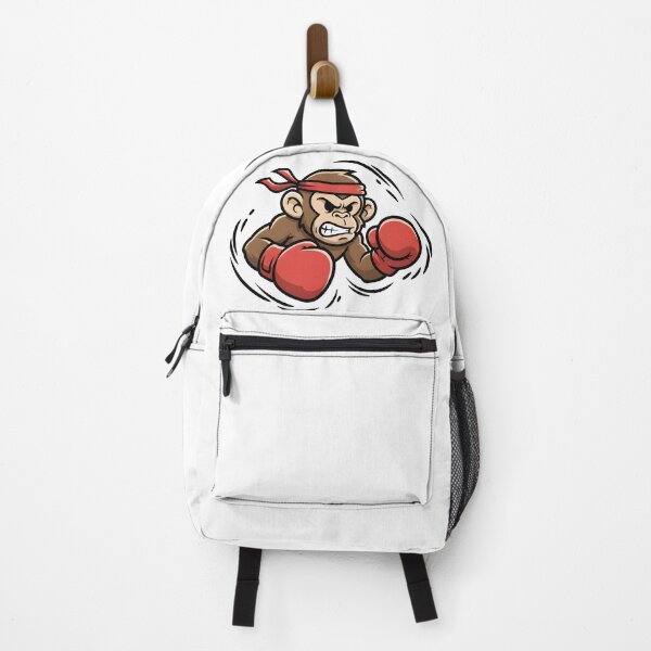 Item preview, Fierce Cartoon Monkey Boxer Mascot Illustration designed and sold by Clay Artista.