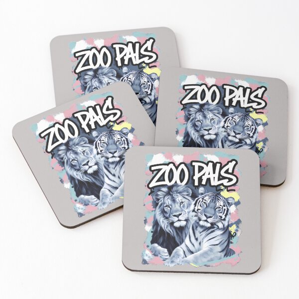 Item preview, Lion and Tiger Street Art - Zoo Pals designed and sold by Art-Arcade6.