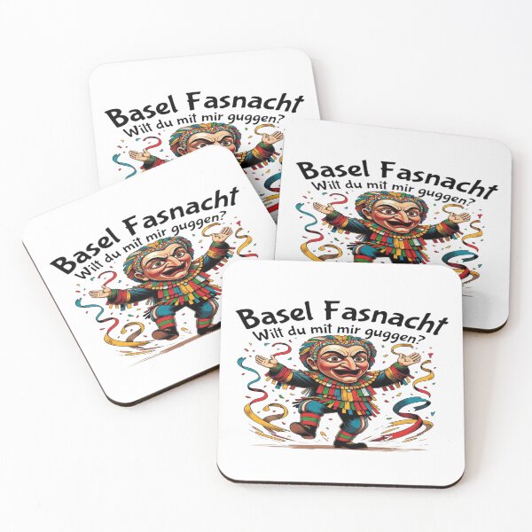 Item preview, Basel Fasnacht Guggen Carnival Mask T-Shirt – Swiss Carnival Festival Design – “Wilt du mit mir guggen?” Funny Fasnacht Costume Art designed and sold by Sushikidsntod.
