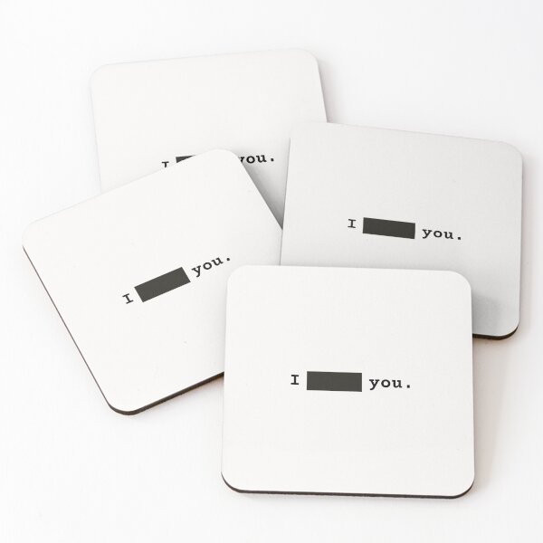 Item preview, I Redacted You Minimal Typography designed and sold by trepiu.