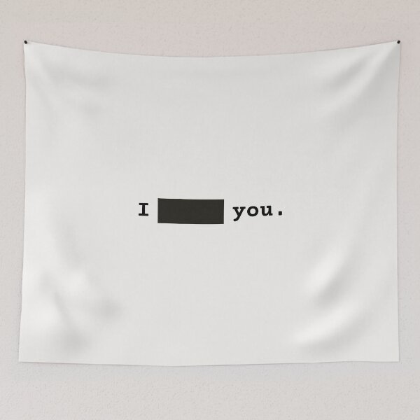 Item preview, I Redacted You Minimal Typography designed and sold by trepiu.