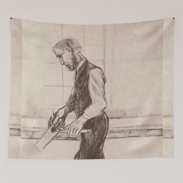 Item preview, Man with Saw designed and sold by SharonTheFirst.