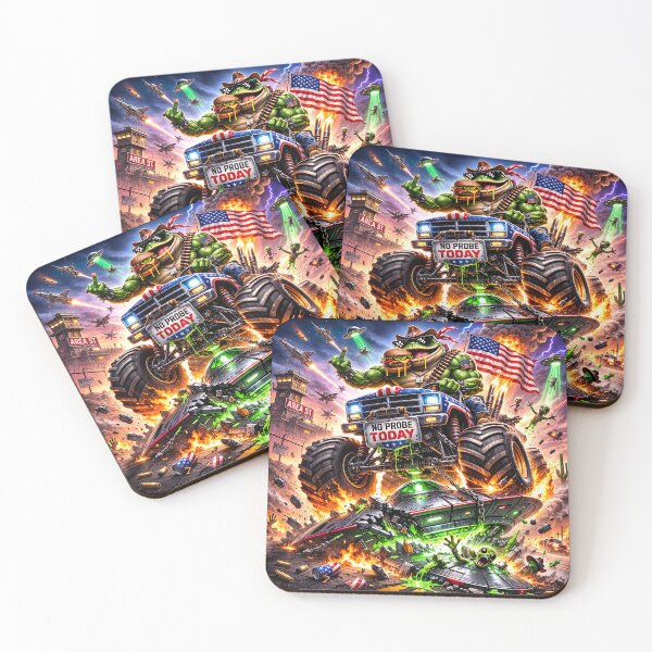 Item preview, No Probe Today – Patriotic Frog vs UFO Area 51 Alien Meme designed and sold by Dominik1994.
