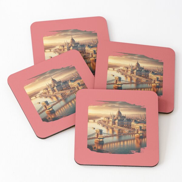 Item preview, Budapest Royal Danube Skyline – 3D Pendragon Travel Series  designed and sold by PaintMeWorld.