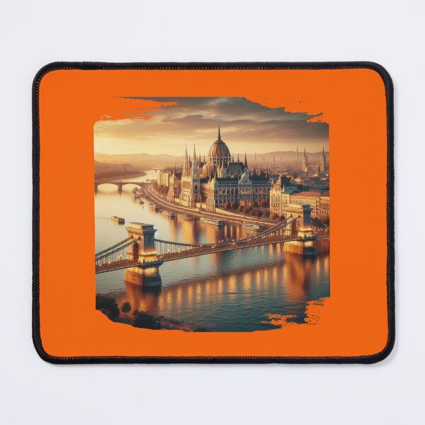Item preview, Budapest Royal Danube Skyline – 3D Pendragon Travel Series designed and sold by PaintMeWorld.
